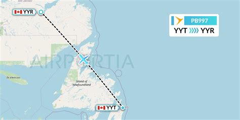 PB888 Flight Status PAL Airlines: St. John's to Goose Bay (PVL888).